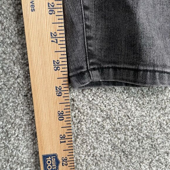 Torrid Jegging Women's Skinny Fit Black Denim Distressed Stretch Size 22 R New - Picture 8 of 10